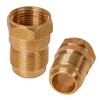 Everflow 1/2" Flare x FIP Adapter Pipe Fitting; Brass F46-12